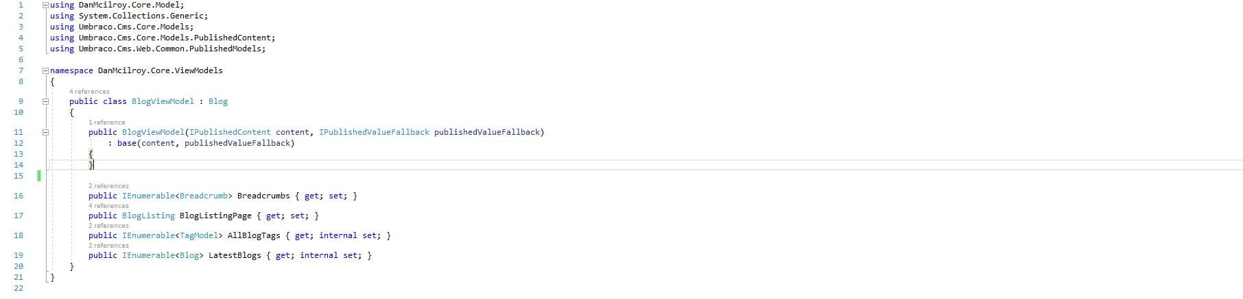 Umbraco 9 Extend ModelsBuilder Class to a custom ViewModel